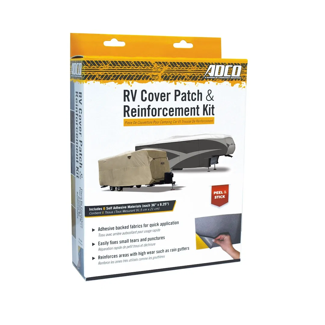 9024 – ADCO RV Cover Repair Kit, Use With Virtually Every Brand RV Covers For Reinforcement And Repairs With 6 Differ...
